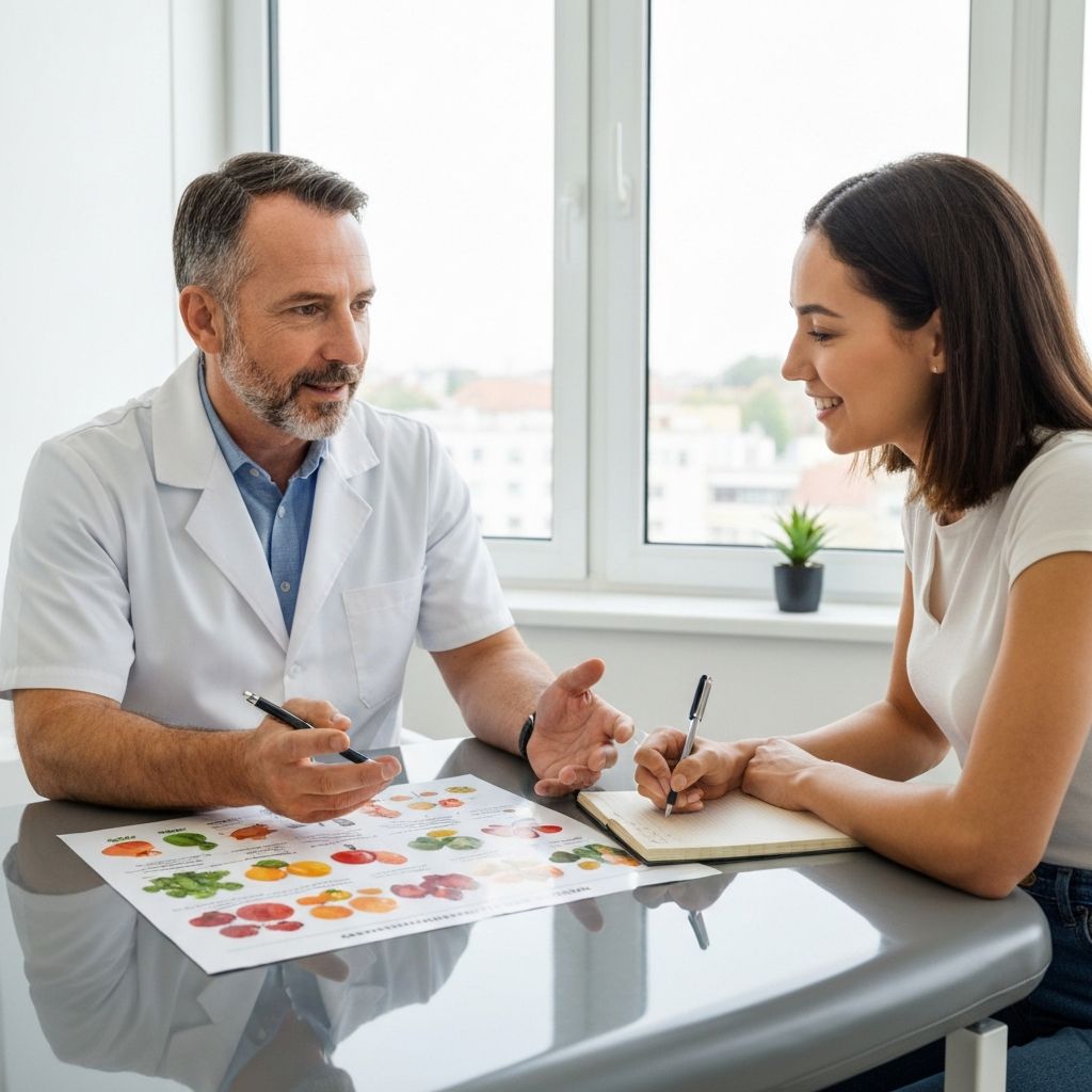 Healthy nutrition consultation